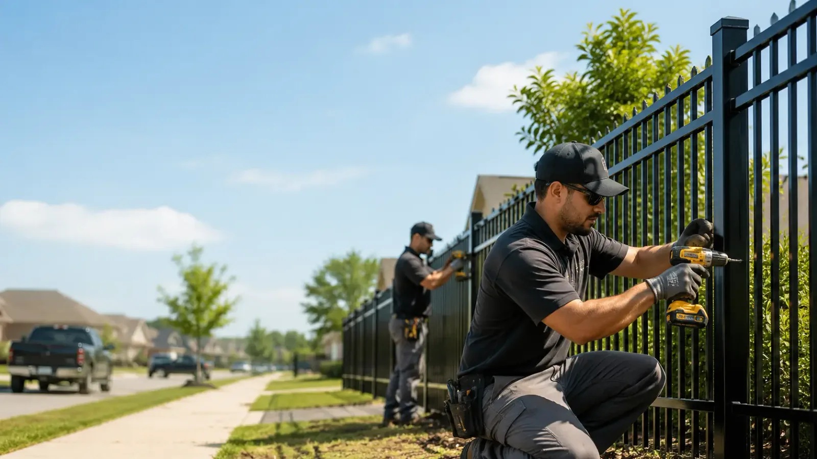 Metal Fence Installation in Middleton, MI